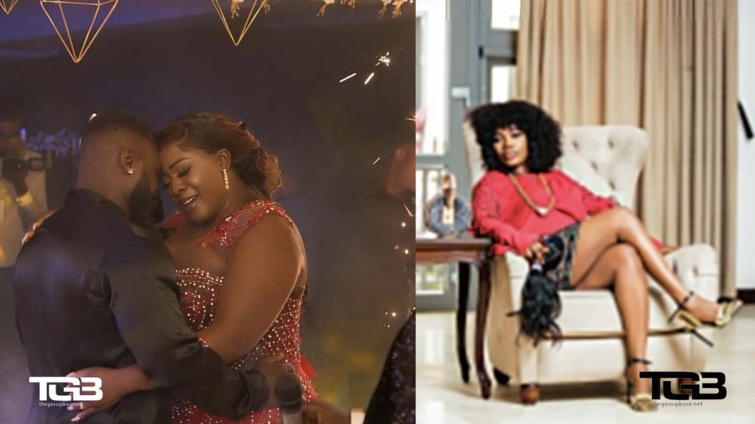 Grid of Tracey Boakye marriage and Mzbel